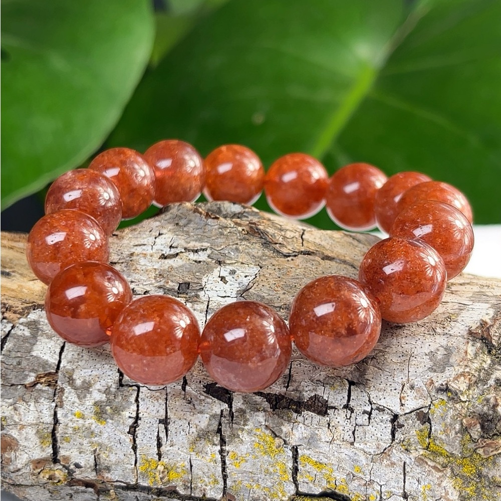14mm orange fire Quartz bracelet